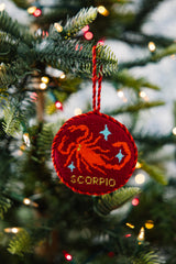Furbish Needlepoint Zodiac Ornament