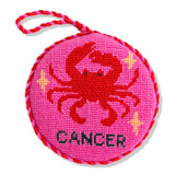 Furbish Needlepoint Zodiac Ornament