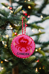 Furbish Needlepoint Zodiac Ornament