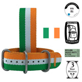 Bertucci Flags Of Our Family White dial / Olive Case- #410 Ireland nylon band