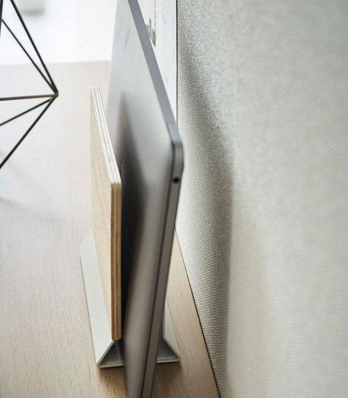 Yamazaki Slim Laptop Stand | Steel + Wood