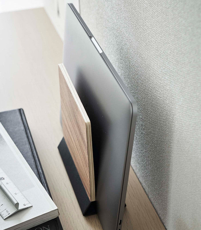 Yamazaki Slim Laptop Stand | Steel + Wood