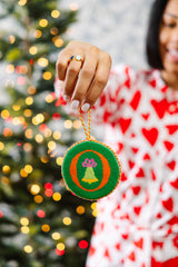 Furbish Needlepoint Monogram Ornament