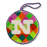 Furbish Needlepoint Monogram Ornament