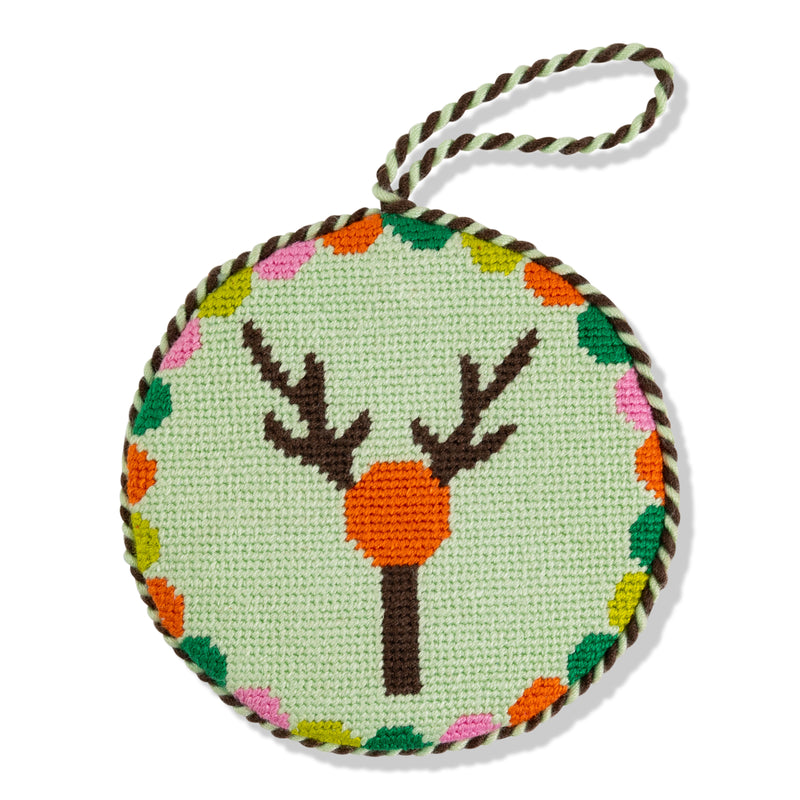 Furbish Needlepoint Monogram Ornament