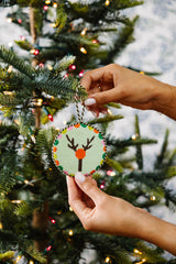 Furbish Needlepoint Monogram Ornament