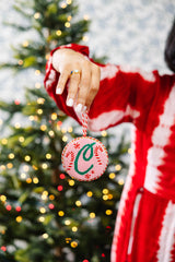 Furbish Needlepoint Monogram Ornament