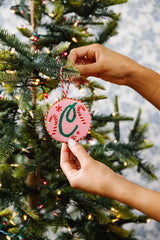 Furbish Needlepoint Monogram Ornament