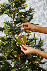 Furbish Needlepoint Monogram Ornament