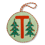 Furbish Needlepoint Monogram Ornament