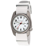 Bertucci A-2T Original Classic White dial- #387 Bianco Italian Rubber NATO band
