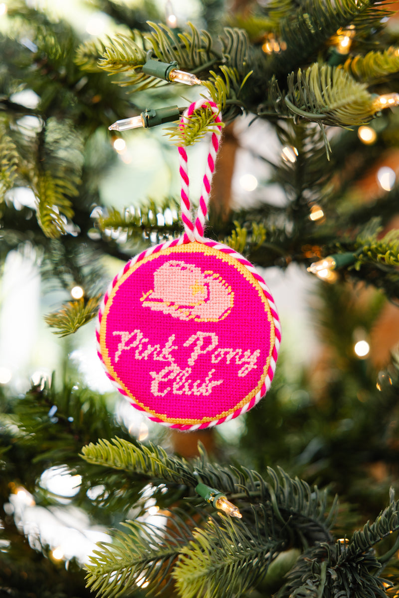 Furbish Needlepoint Ornament | 3.5"