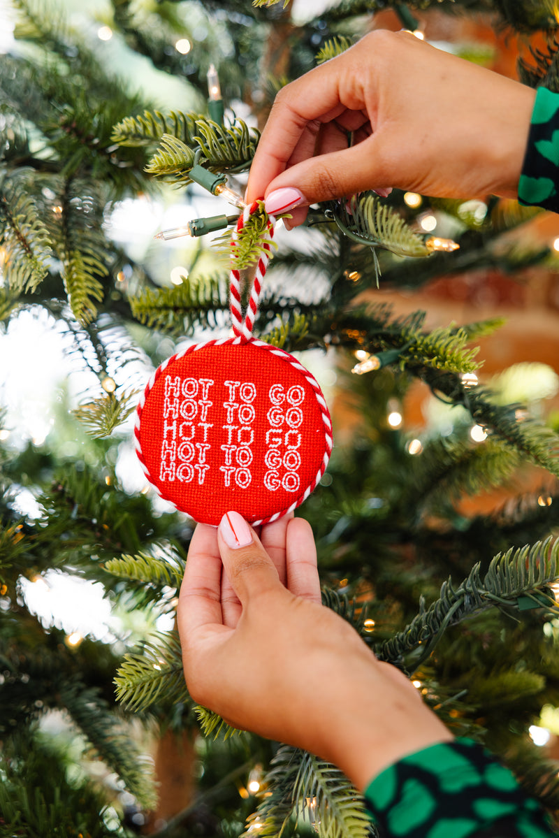 Furbish Needlepoint Ornament | 3.5"