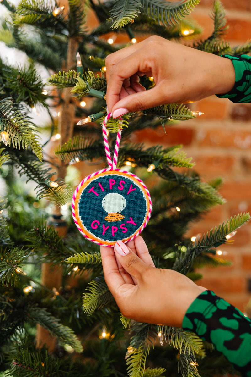 Furbish Needlepoint Ornament | 3.5"