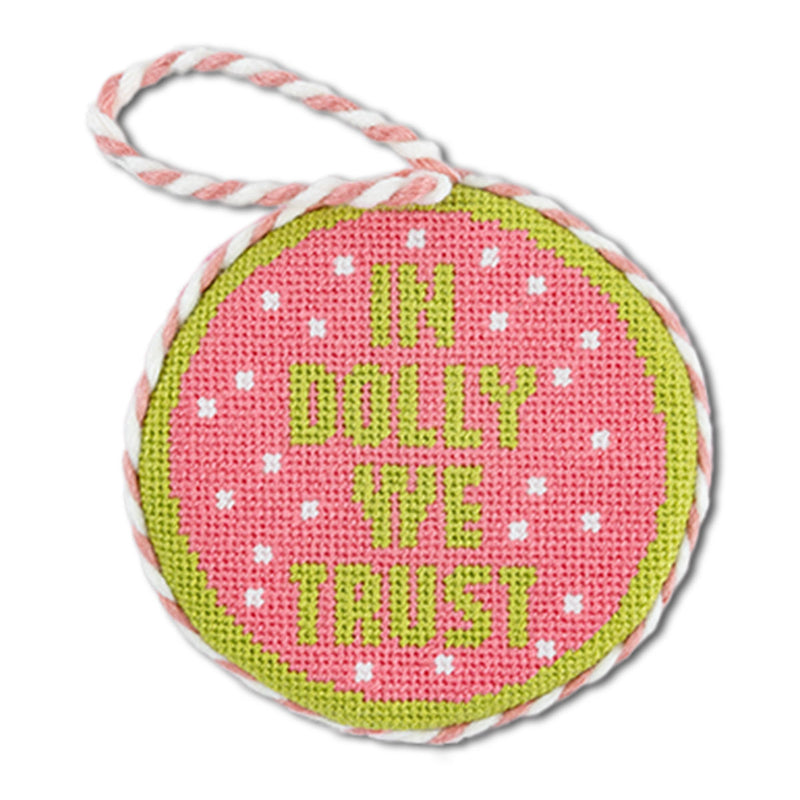 Furbish Needlepoint Ornament | 3.5"