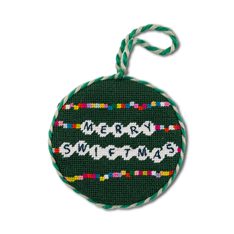 Furbish Needlepoint Ornament | 3.5"