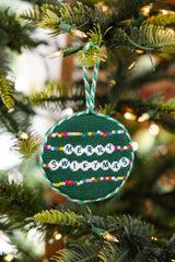 Furbish Needlepoint Ornament | 3.5"