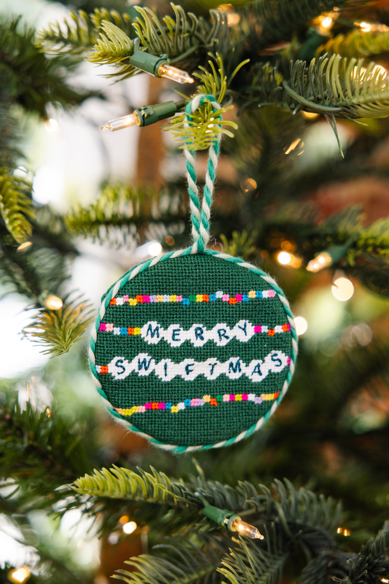 Furbish Needlepoint Ornament | 3.5"