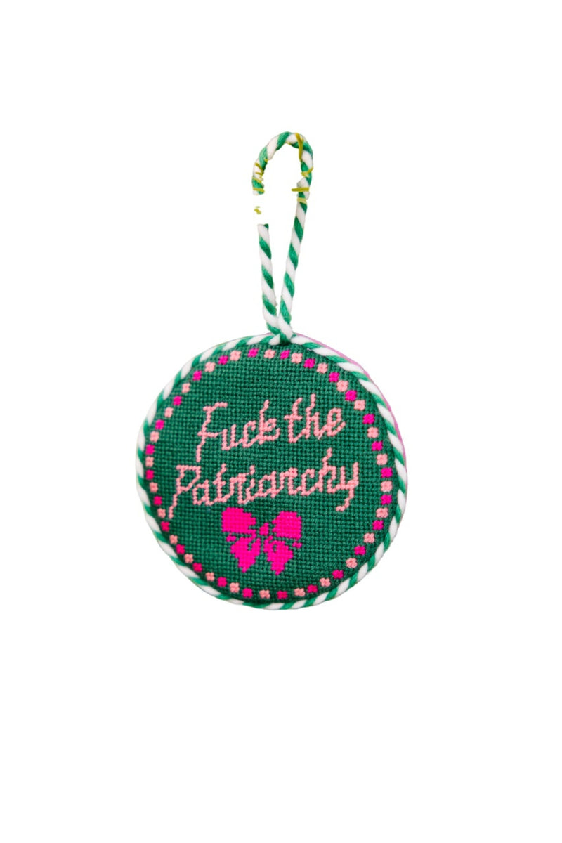 Furbish Needlepoint Ornament | 3.5"