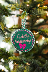 Furbish Needlepoint Ornament | 3.5"