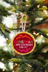 Furbish Needlepoint Ornament | 3.5"