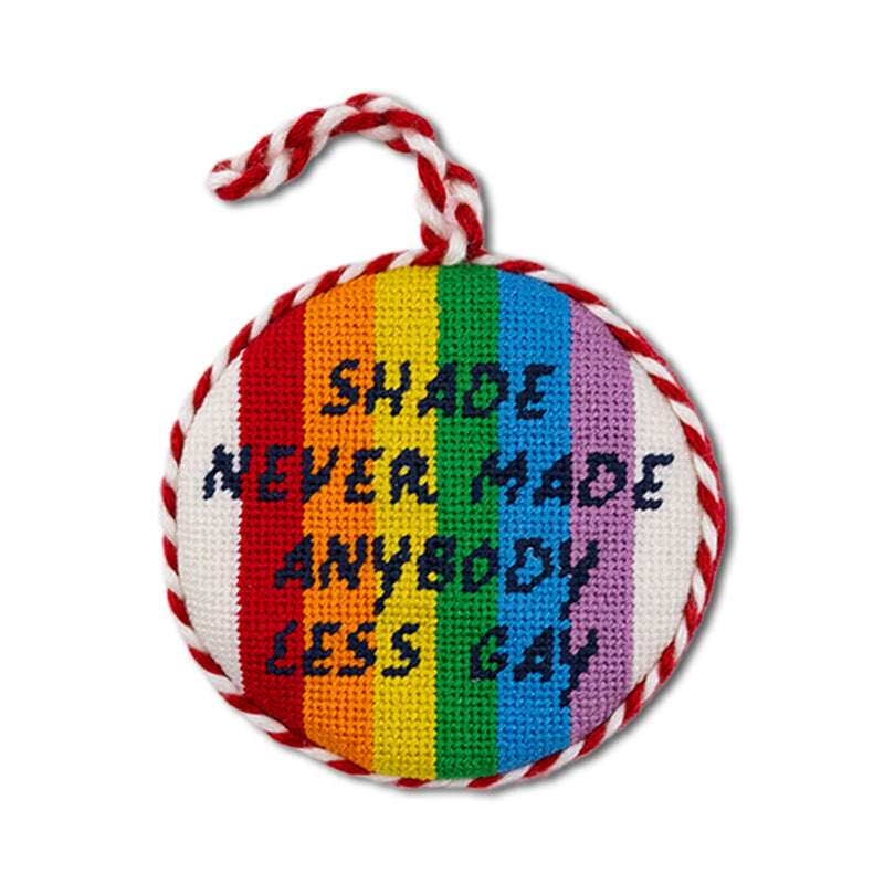 Furbish Needlepoint Ornament | 3.5"