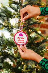 Furbish Needlepoint Ornament | 3.5"