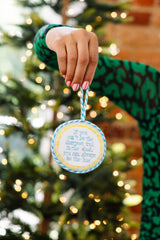 Furbish Needlepoint Ornament | 3.5"