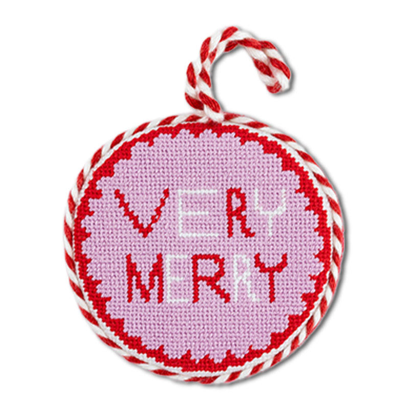 Furbish Needlepoint Ornament | 3.5"