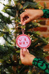 Furbish Needlepoint Ornament | 3.5"