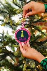 Furbish Needlepoint Ornament | 3.5"