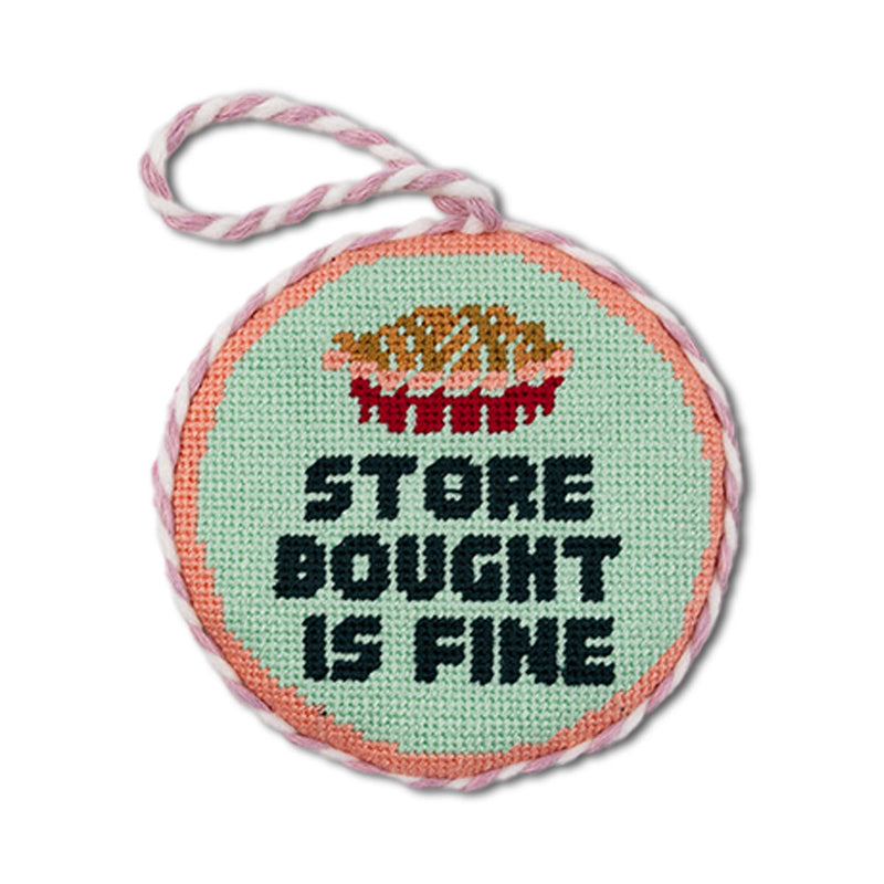 Furbish Needlepoint Ornament | 3.5"