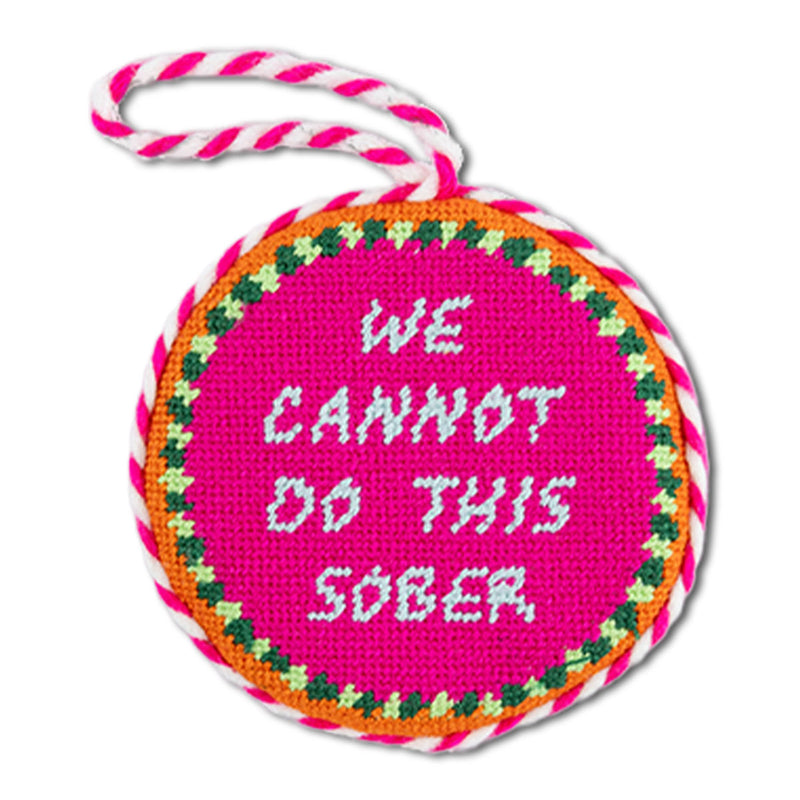 Furbish Needlepoint Ornament | 3.5"