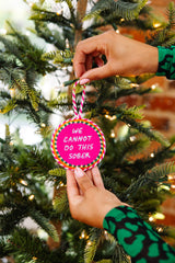 Furbish Needlepoint Ornament | 3.5"