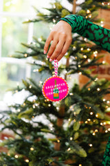 Furbish Needlepoint Ornament | 3.5"