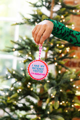 Furbish Needlepoint Ornament | 3.5"