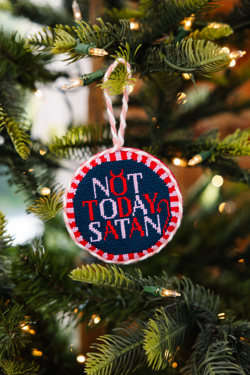 Furbish Needlepoint Ornament | 3.5"