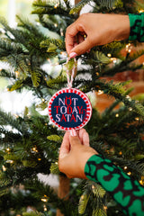 Furbish Needlepoint Ornament | 3.5"