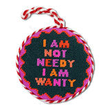 Furbish Needlepoint Ornament | 3.5"