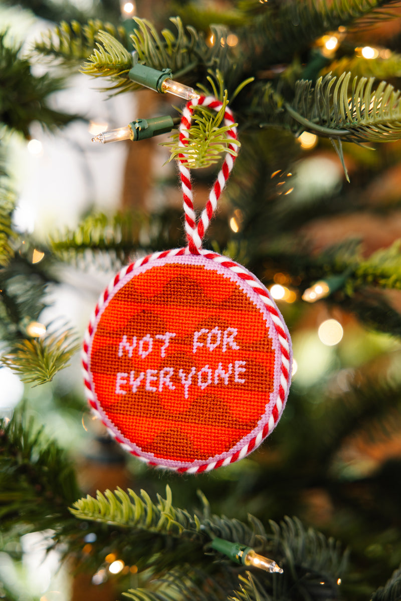 Furbish Needlepoint Ornament | 3.5"