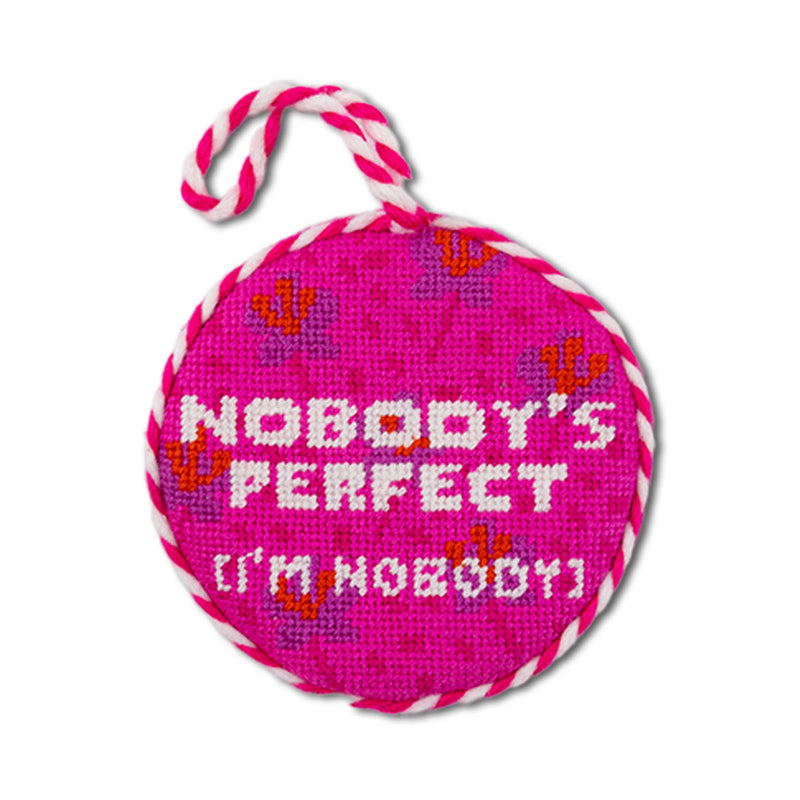 Furbish Needlepoint Ornament | 3.5"