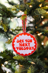 Furbish Needlepoint Ornament | 3.5"