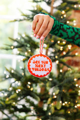 Furbish Needlepoint Ornament | 3.5"