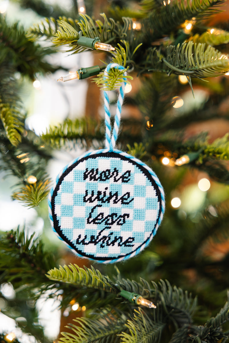 Furbish Needlepoint Ornament | 3.5"