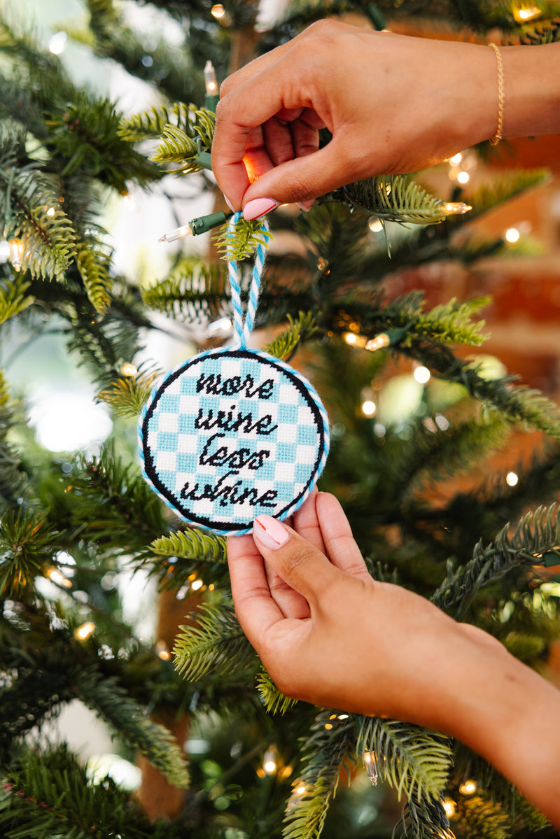 Furbish Needlepoint Ornament | 3.5"