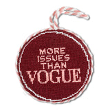Furbish Needlepoint Ornament | 3.5"