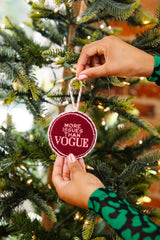 Furbish Needlepoint Ornament | 3.5"