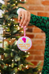 Furbish Needlepoint Ornament | 3.5"