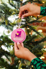 Furbish Needlepoint Ornament | 3.5"