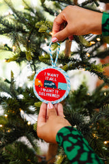 Furbish Needlepoint Ornament | 3.5"